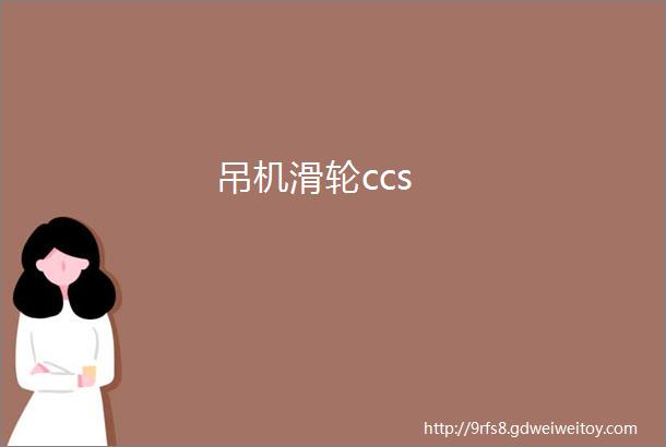 吊机滑轮ccs