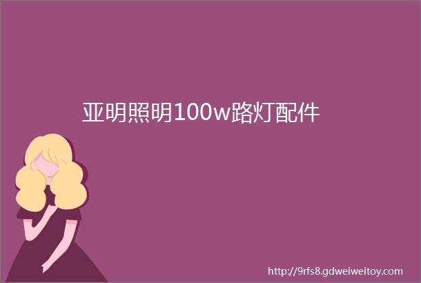 亚明照明100w路灯配件