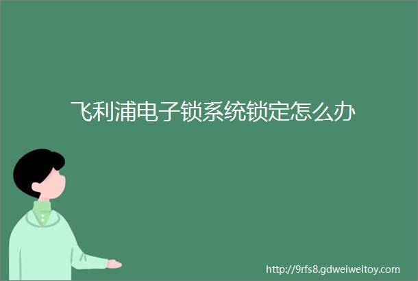 飞利浦电子锁系统锁定怎么办