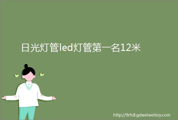 日光灯管led灯管第一名12米