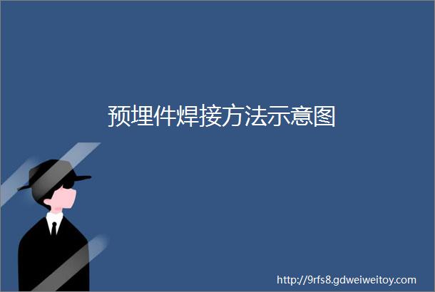 预埋件焊接方法示意图