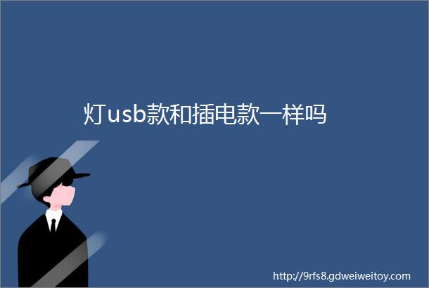 灯usb款和插电款一样吗