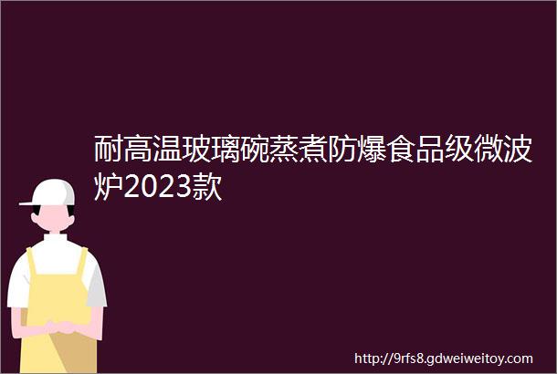 耐高温玻璃碗蒸煮防爆食品级微波炉2023款