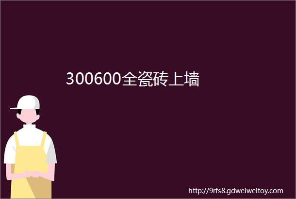 300600全瓷砖上墙