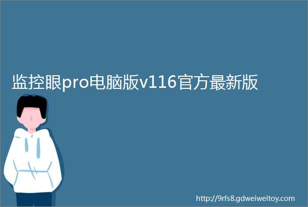 监控眼pro电脑版v116官方最新版