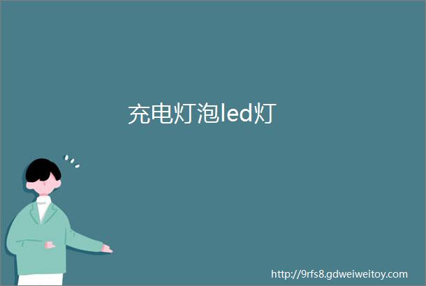 充电灯泡led灯